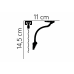 Garnižová krycia lišta MARDOM MD156 / 14,5 cm